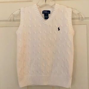 Ralph Lauren Cable-Knit Cotton Sleeveless Sweater - Excellent condition